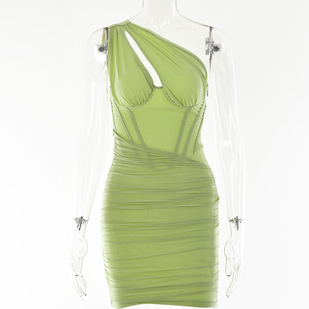 Falten-Minikleid – Elegantes Sommerkleid für Partys & Events